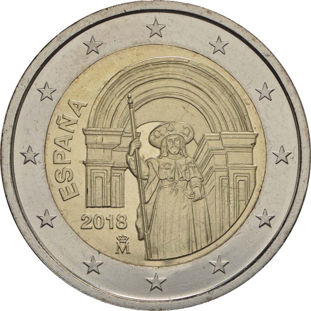Spanien 2018 – UNESCO-Weltkulturerbe-Serie, 9. Ausgabe, Santiago de Compostela