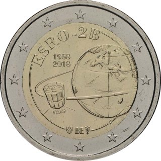 Bélgica 2018 – 50 años del satélite europeo ESRO 2B (Iris 2)