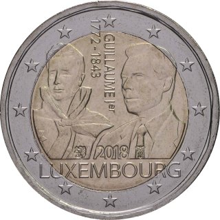 Luxemburgo 2018 – 175.º aniversario del fallecimiento de Großherzog Guillaume I