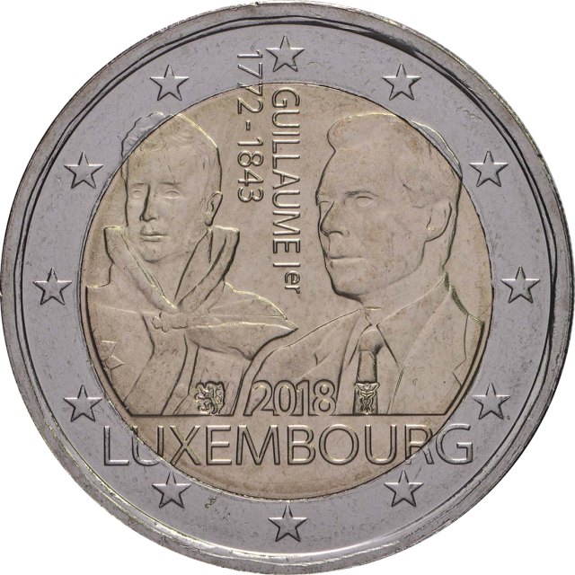 Luxemburg 2018 – 175. Todestag von Großherzog Guillaume I
