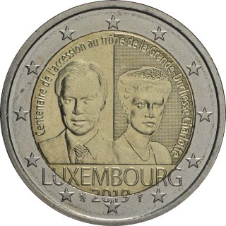 Luxemburgo 2019 – 100.º aniversario del ascenso al trono y matrimonio de la Gran Duquesa Charlotte