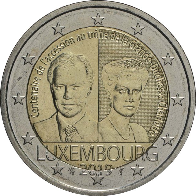Luxemburg 2019 – 100. Jahrestag von Großherzogin Charlottes Thronbesteigung und Hochzeit
