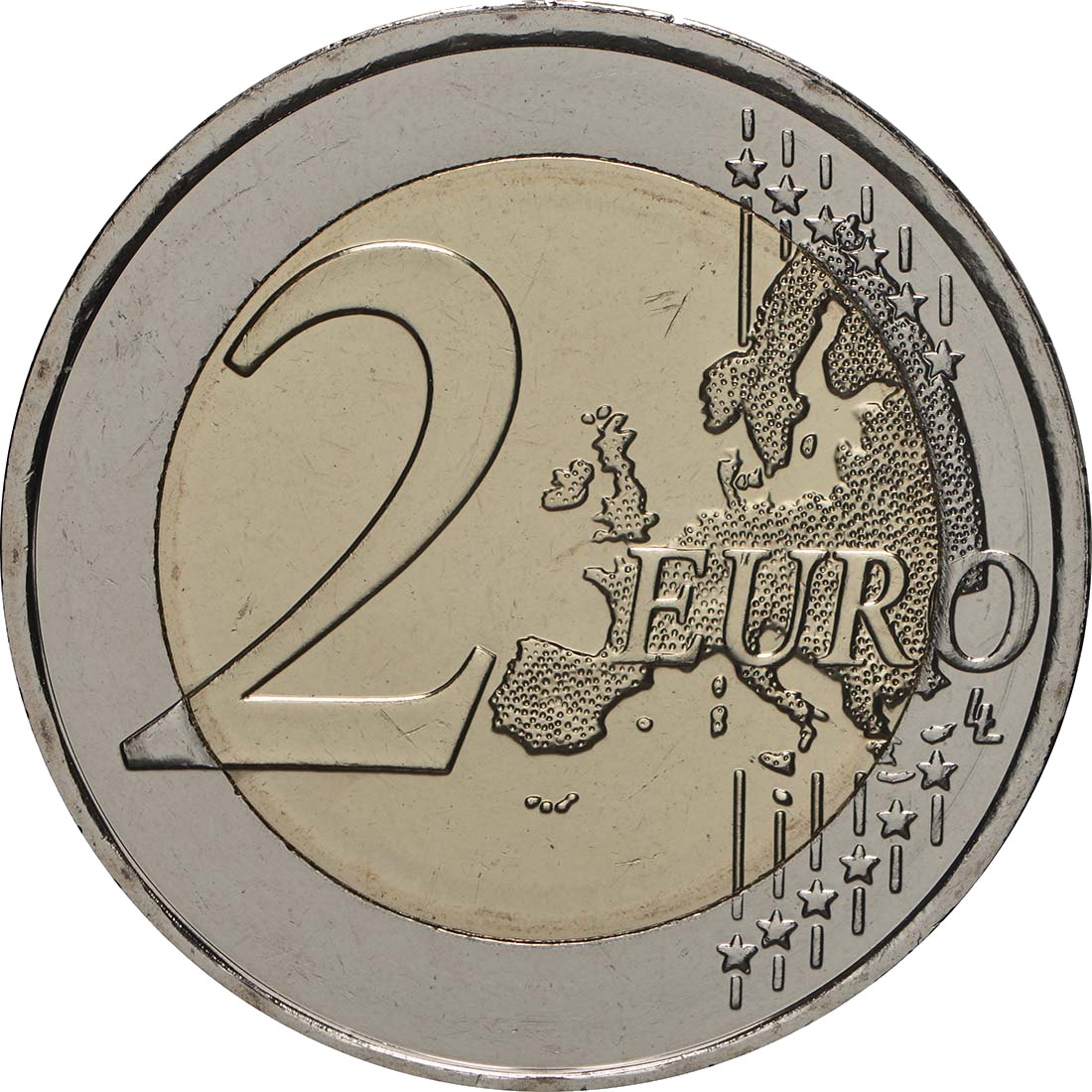 Grčka 2019 – 150. obljetnica smrti Andreas Kalvos · Prigodnička kovanica od 2 eura Liceaverso