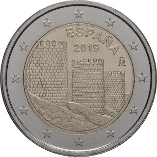 España 2019 – Serie del Patrimonio Mundial de la UNESCO, 10.ª edición, Ciudad vieja de Ávila e iglesias extramuros