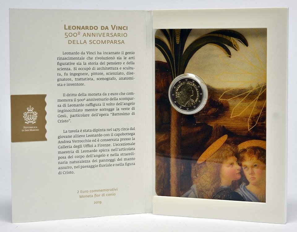 San Marino 2019 500. Todestag von Leonardo da Vinci – Übersicht