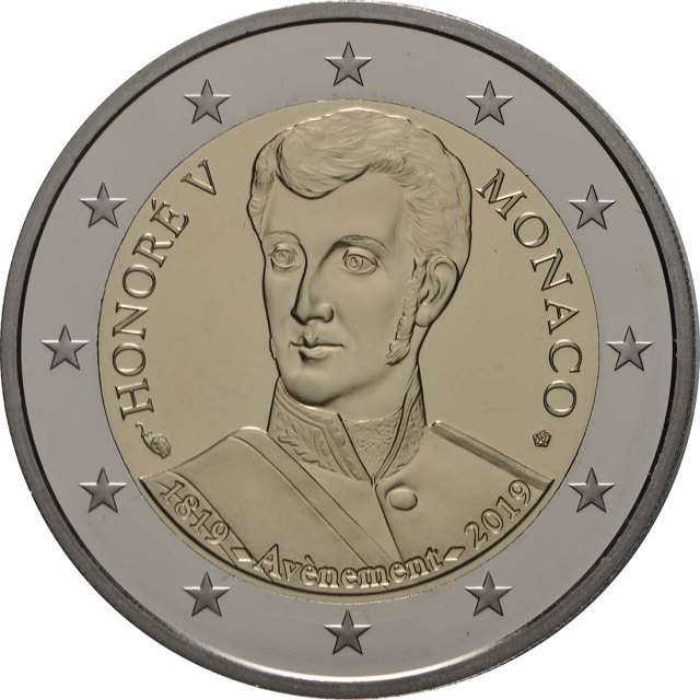 Monaco 2019 – 200. Jahrestag der Thronbesteigung von Fürst Honoré V