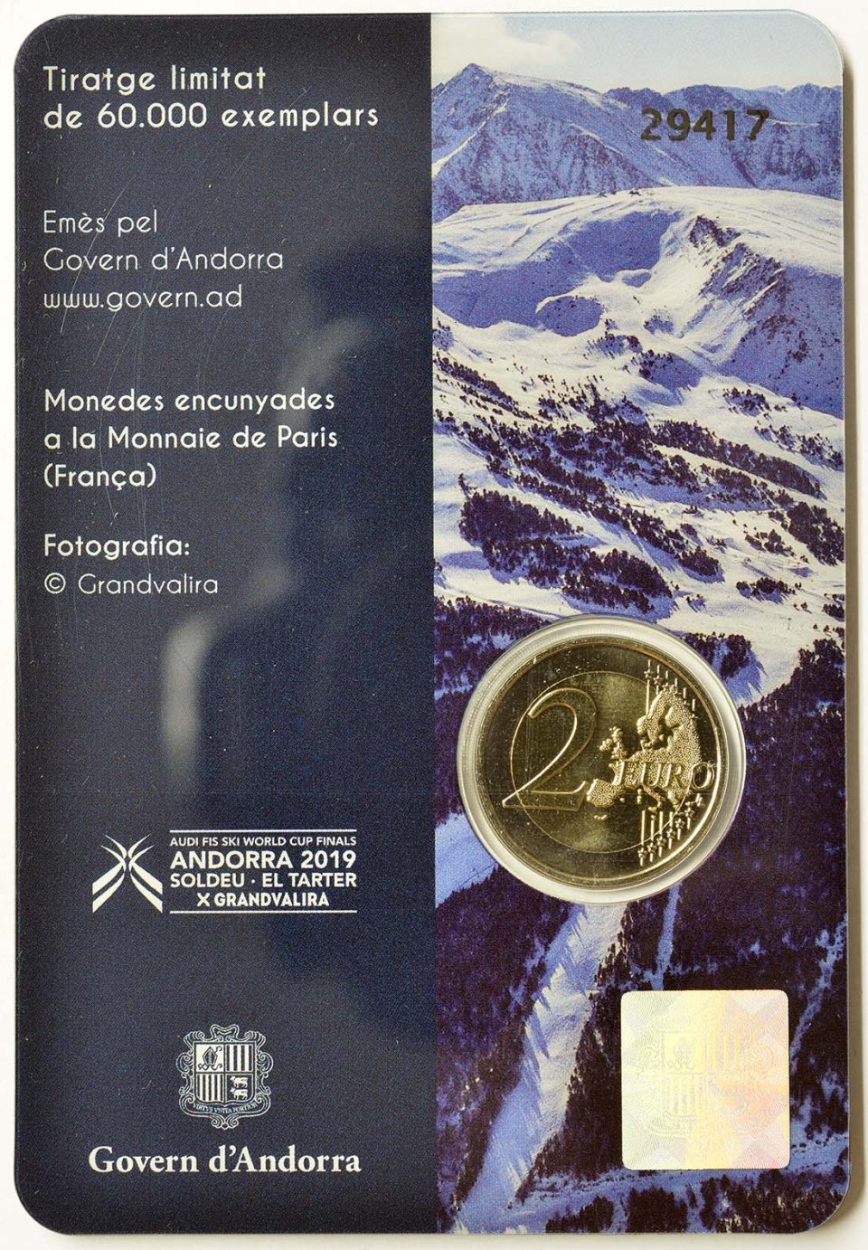 Andorra 2019 Finale des Ski-Alpin Weltcups – Zertifikat