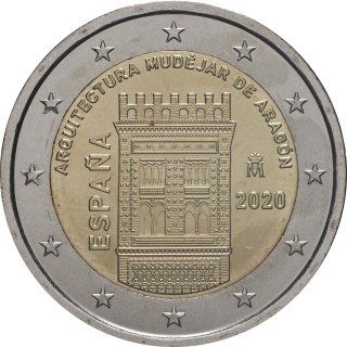 Spagna 2020 – Serie del patrimonio mondiale dell'UNESCO, 11ª emissione, architettura mudéjar in Aragón