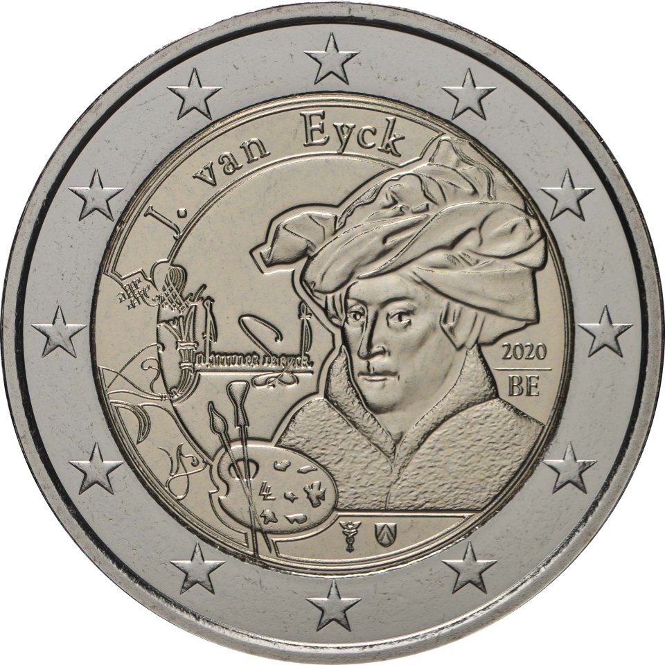 Belgien 2020 Jan van Eyck – Rückseite