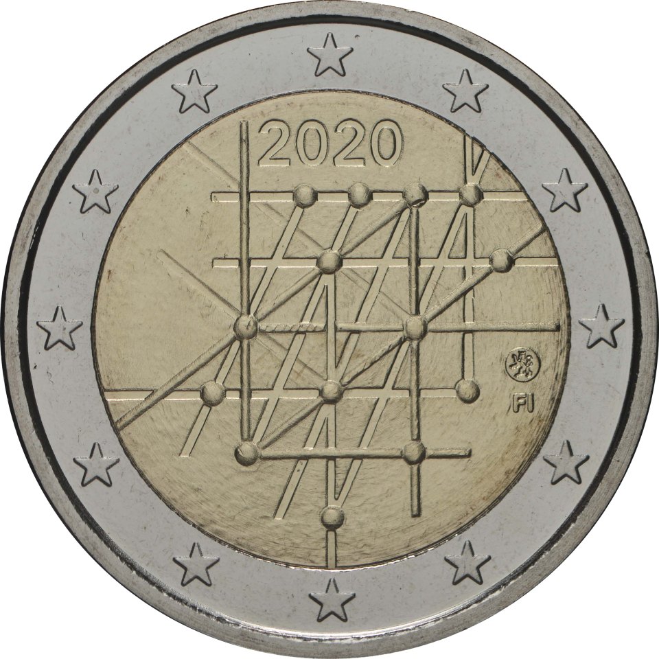 Finnland 2020 100 Jahre Universität Turku – Rückseite