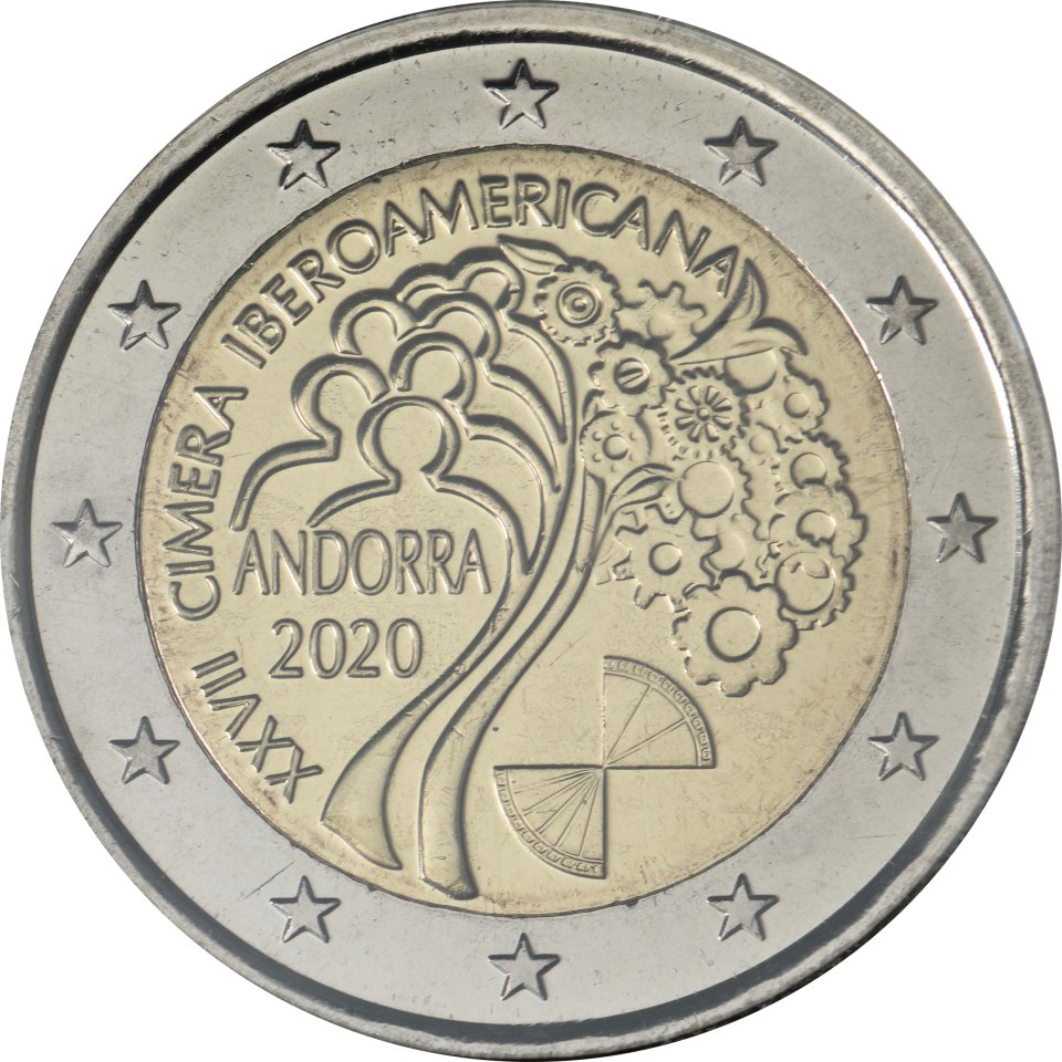 Andorra 2020 XXVII. Iberoamerika-Gipfel 2020 in Andorra – Rückseite