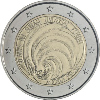 Andorra 2020 – 50 anni del suffragio universale femminile in Andorra