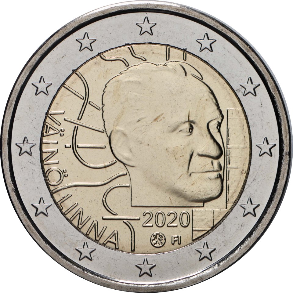 Finnland 2020 100. Geburtstag von Väinö Linna – Rückseite