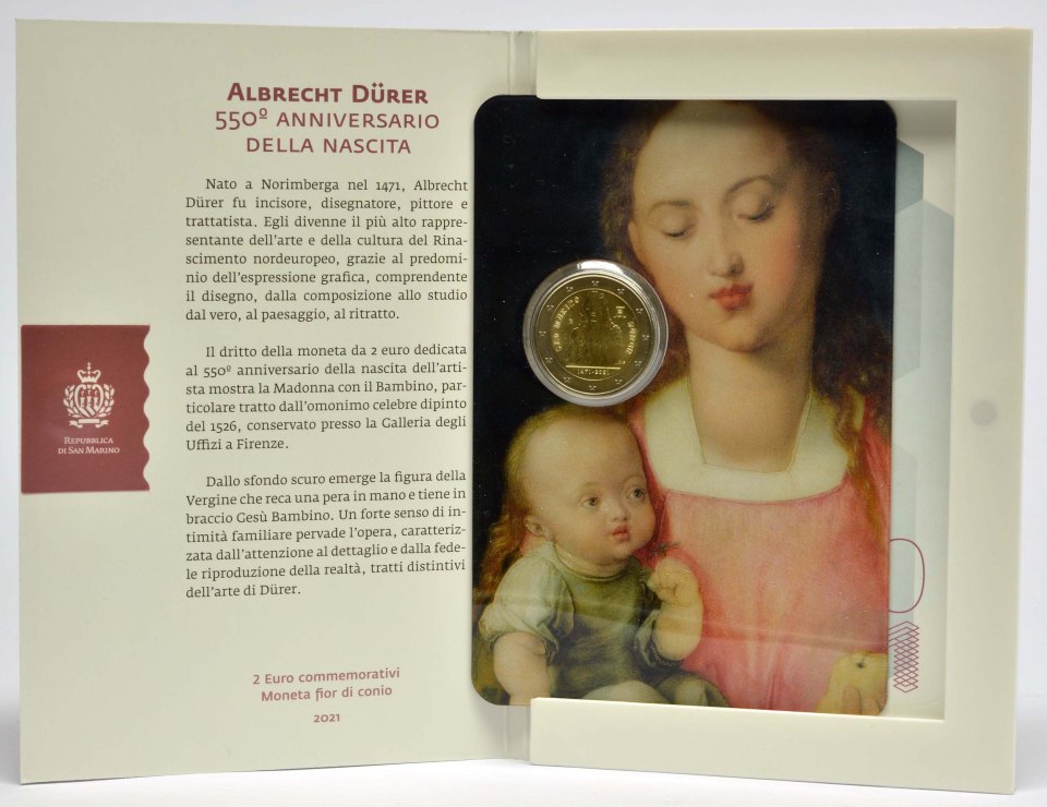 San Marino 2021 550. Geburtstag von Albrecht Dürer – Übersicht