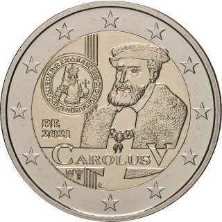 Bélgica 2021 – 500 años de emisiones de monedas por Carlos V