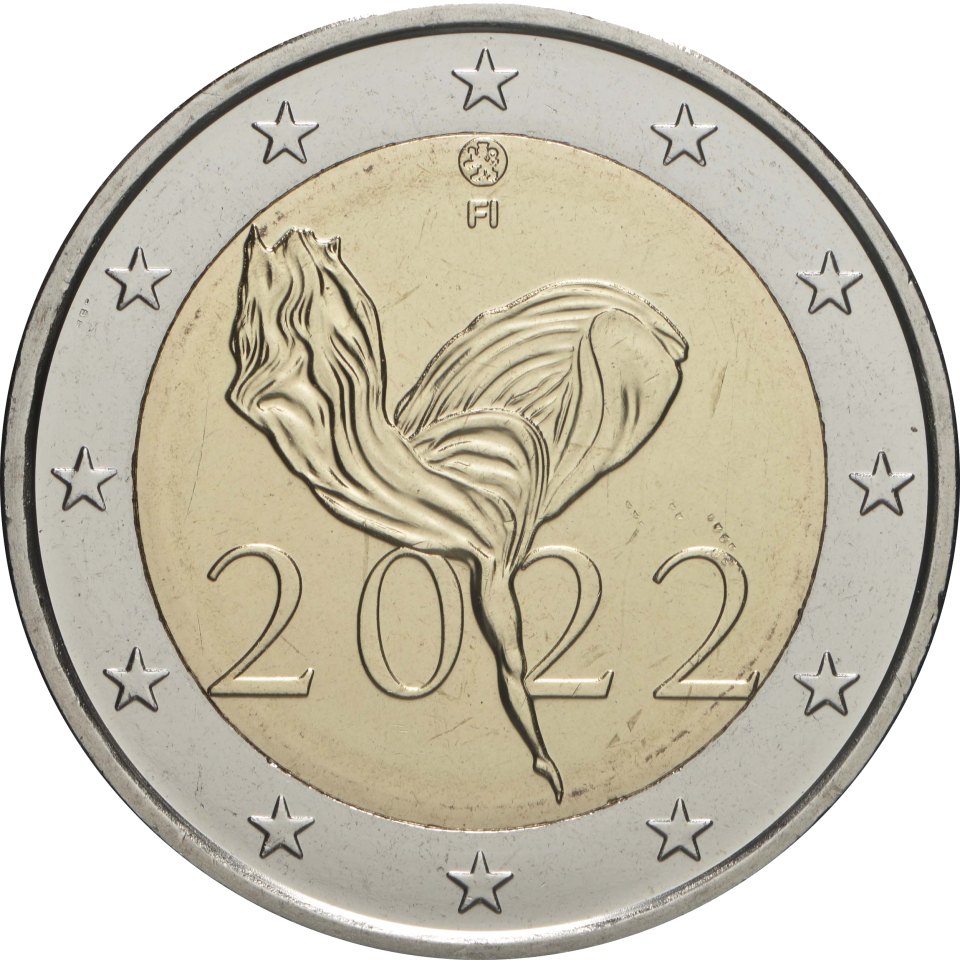 2-Euro-Münze Finnland 2022: 100 Jahre Finnisches Nationalballett