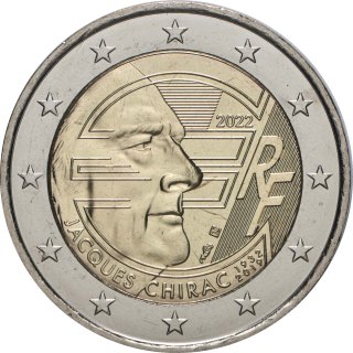 Francia 2022 – Jacques Chirac, 20 años de la introducción del euro en efectivo
