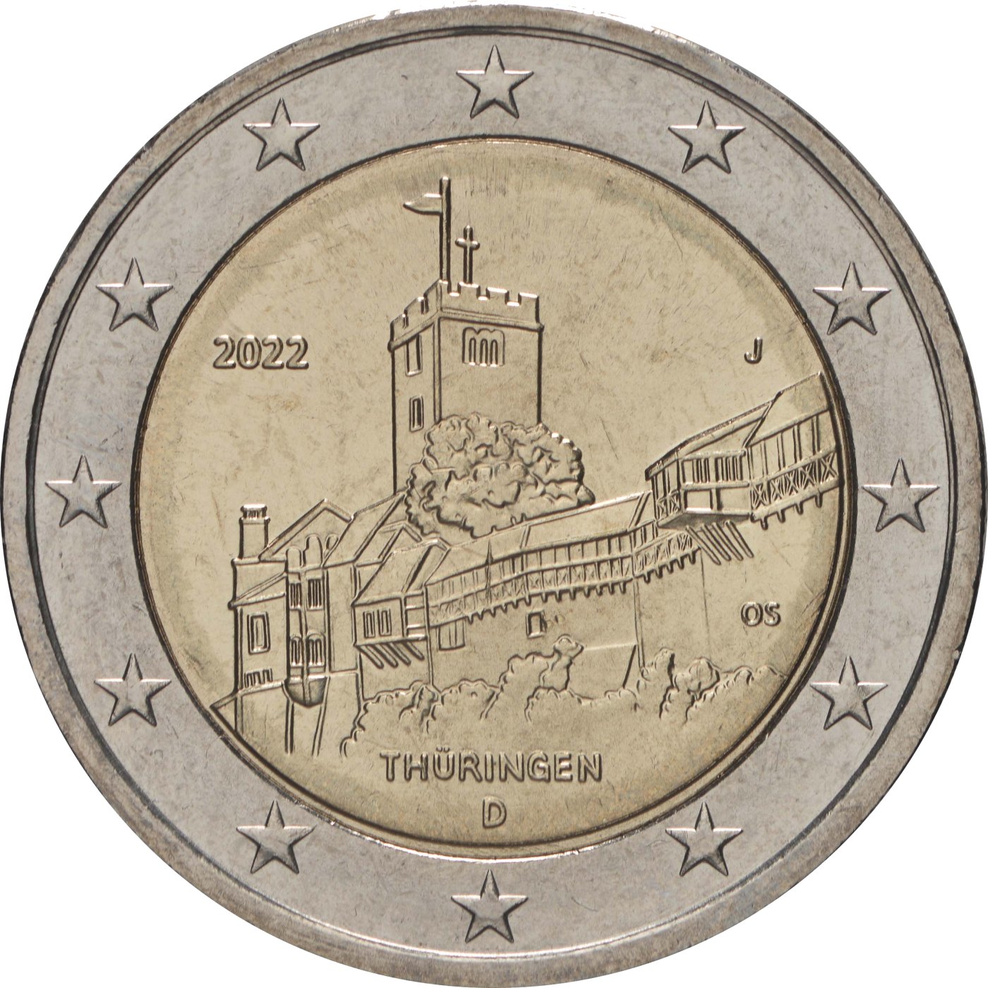 Deutschland 2022 Thüringen, Wartburg bei Eisenach – Rückseite
