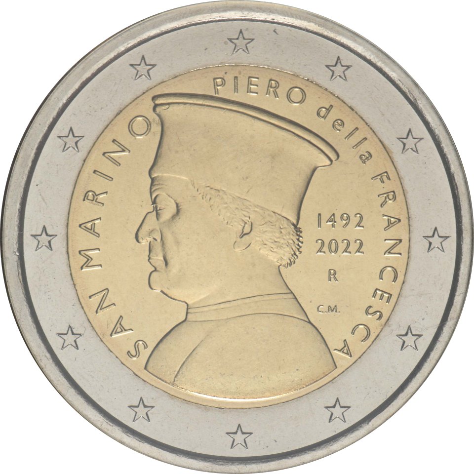 San Marino 2022 530. Todestag von Piero Della Francesca – Rückseite