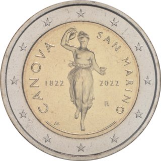 San Marino 2022 – 200.º aniversario de la muerte de Antonio Canova