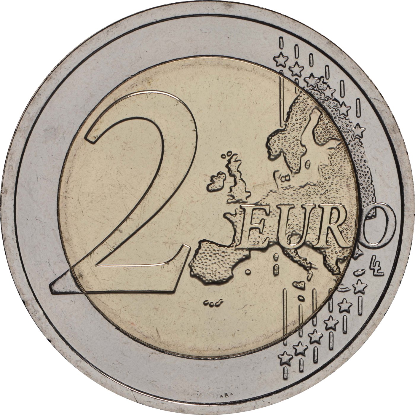 Estonia 2022 – 35 años del programa Erasmus · Moneda conmemorativa de 2 euros Anverso