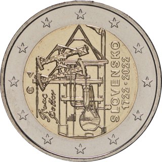 Eslovaquia 2022 – 300.º aniversario de la construcción de la primera máquina de vapor para el bombeo de agua de mina en la Europa continental