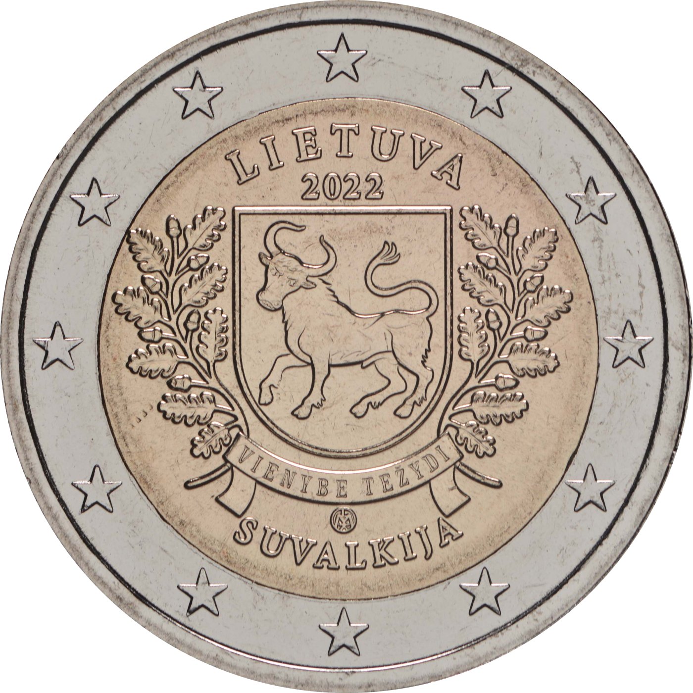Litauen 2022 Suvalkija (Serie: Litauische ethnographische Regionen) – Rückseite