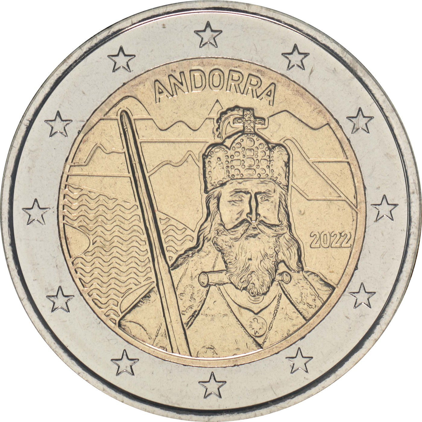 Andorra 2022 Die Legende von Karl dem Großen – Rückseite