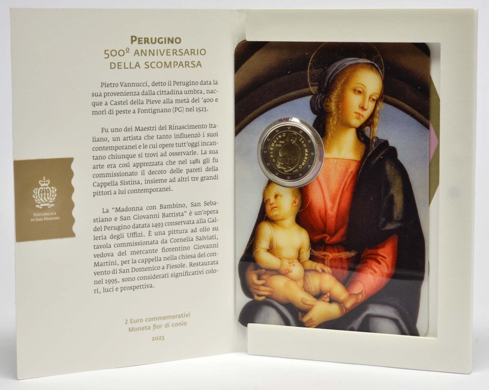 San Marino 2023 500. Todestag von Perugino – Übersicht