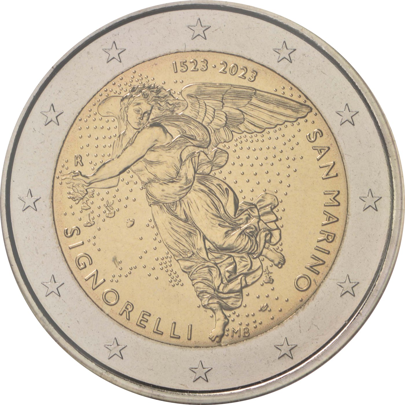 San Marino 2023 500. Todestag von Luca Signorelli – Rückseite