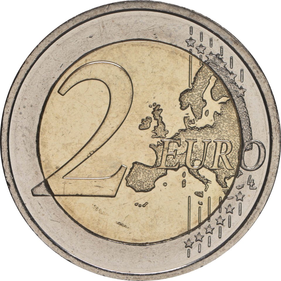 Irland 2023 EU50 50. Jahrestag des Beitritts zur EU – Vorderseite