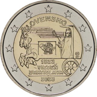 Slovacchia 2023 – 200 anni dall’avvio del servizio postale espresso regolare trainato da cavalli tra Vienna e Bratislava
