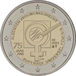Belgio 2023 – 75 anni del suffragio femminile in Belgio