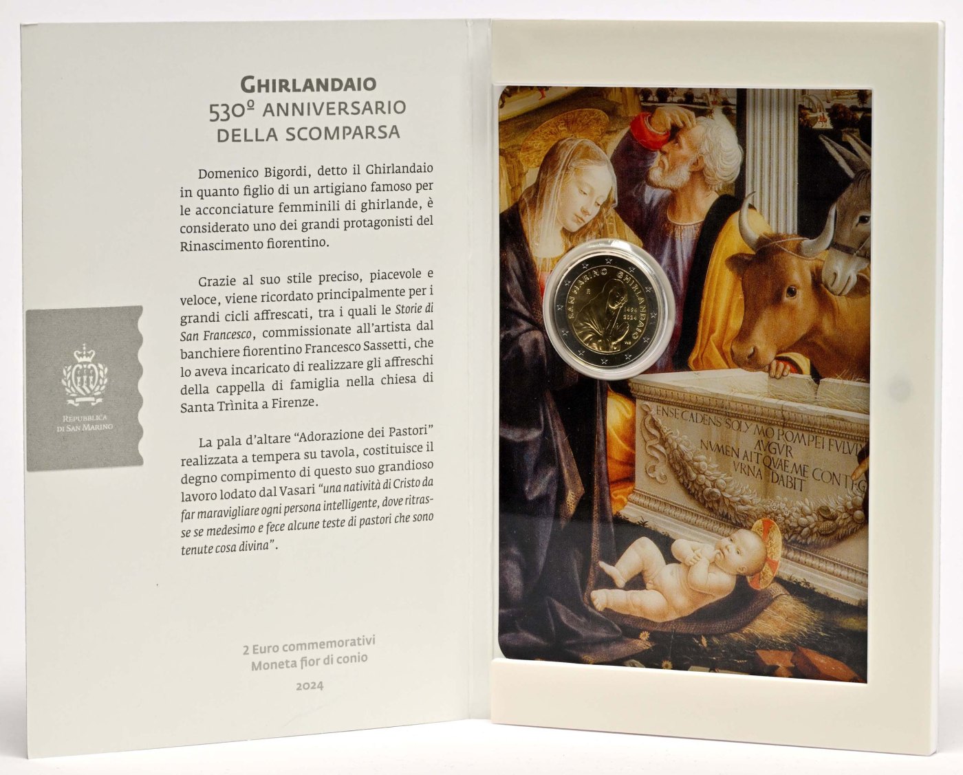 San Marino 2024 530. Todestag von Domenico Ghirlandaio – Übersicht