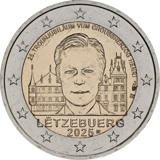 Luxemburg 2025 – 25e anniversaire de l’accession au trône du grand-duc Henri