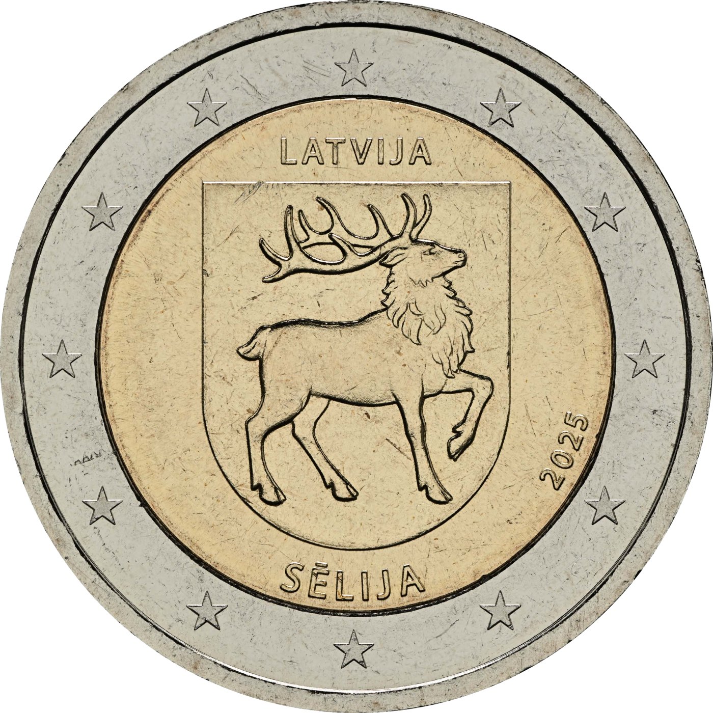 Lettland 2025 Serie Regionen: Region Sēlija – Rückseite