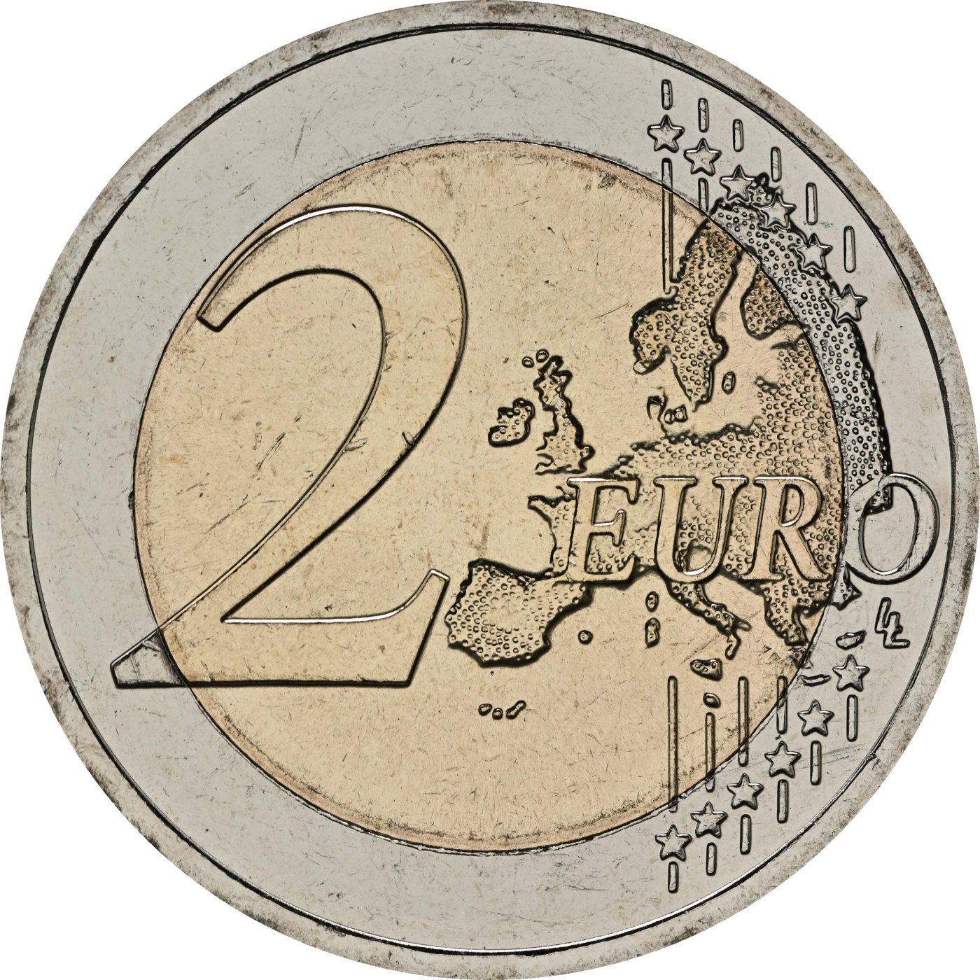 Litva 2025 – Na obranu · Pamätná minca 2 € Lícna strana