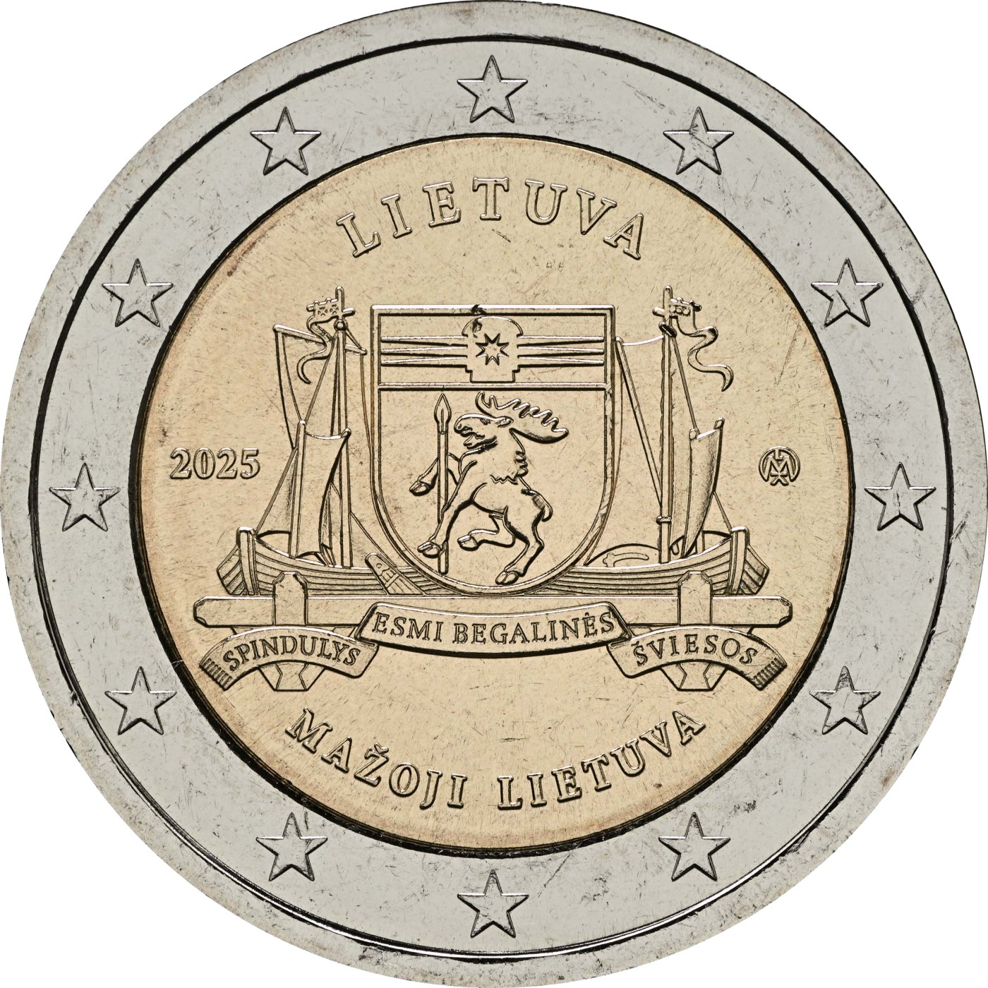 Litauen 2025 Mažoji Lietuva (Serie: Litauische ethnographische Regionen) – Rückseite