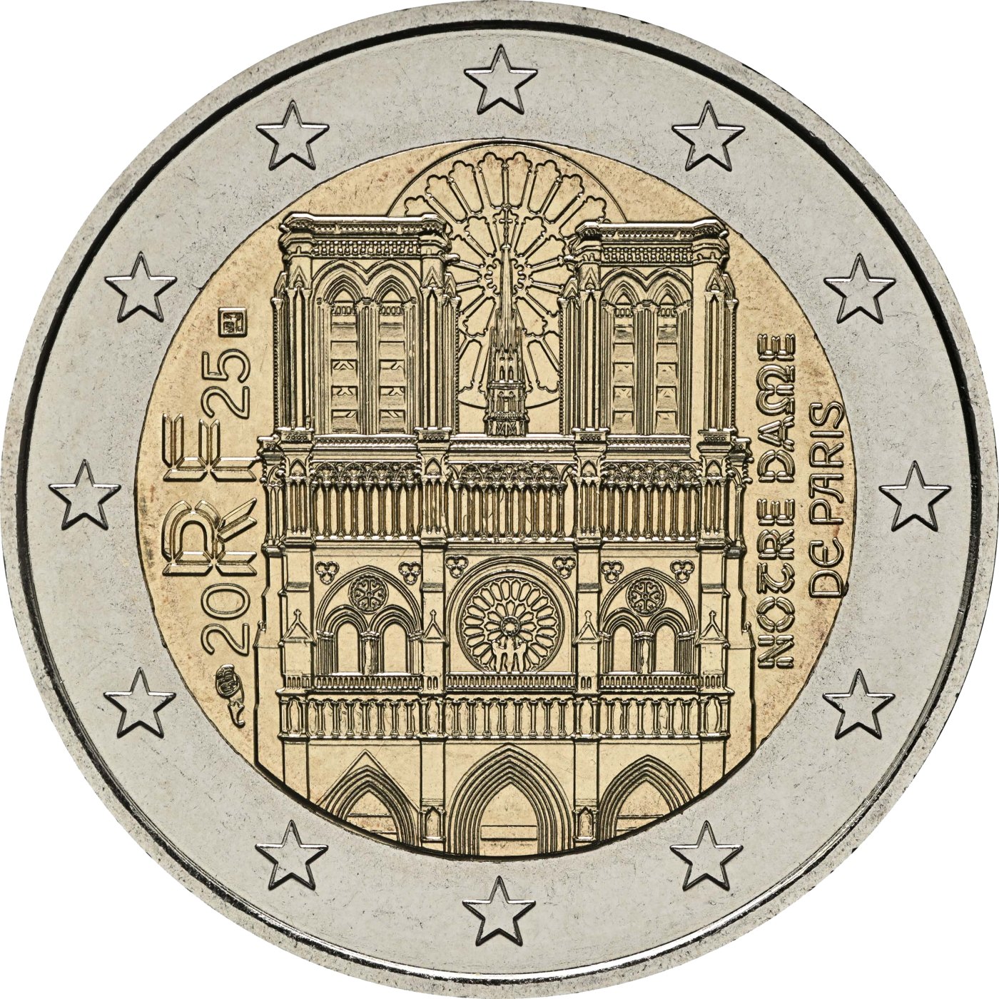 Frankreich 2025 Notre Dame – Rückseite