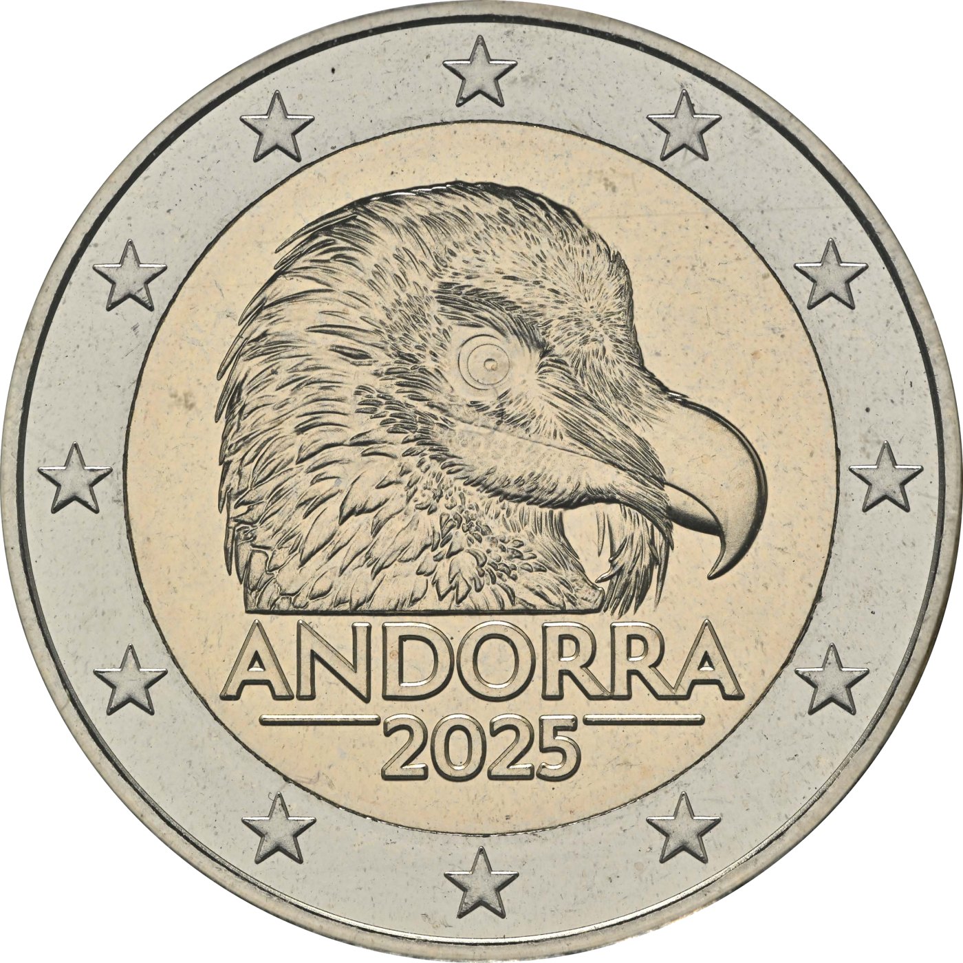 Andorra 2025 Der Bartgeier – Rückseite