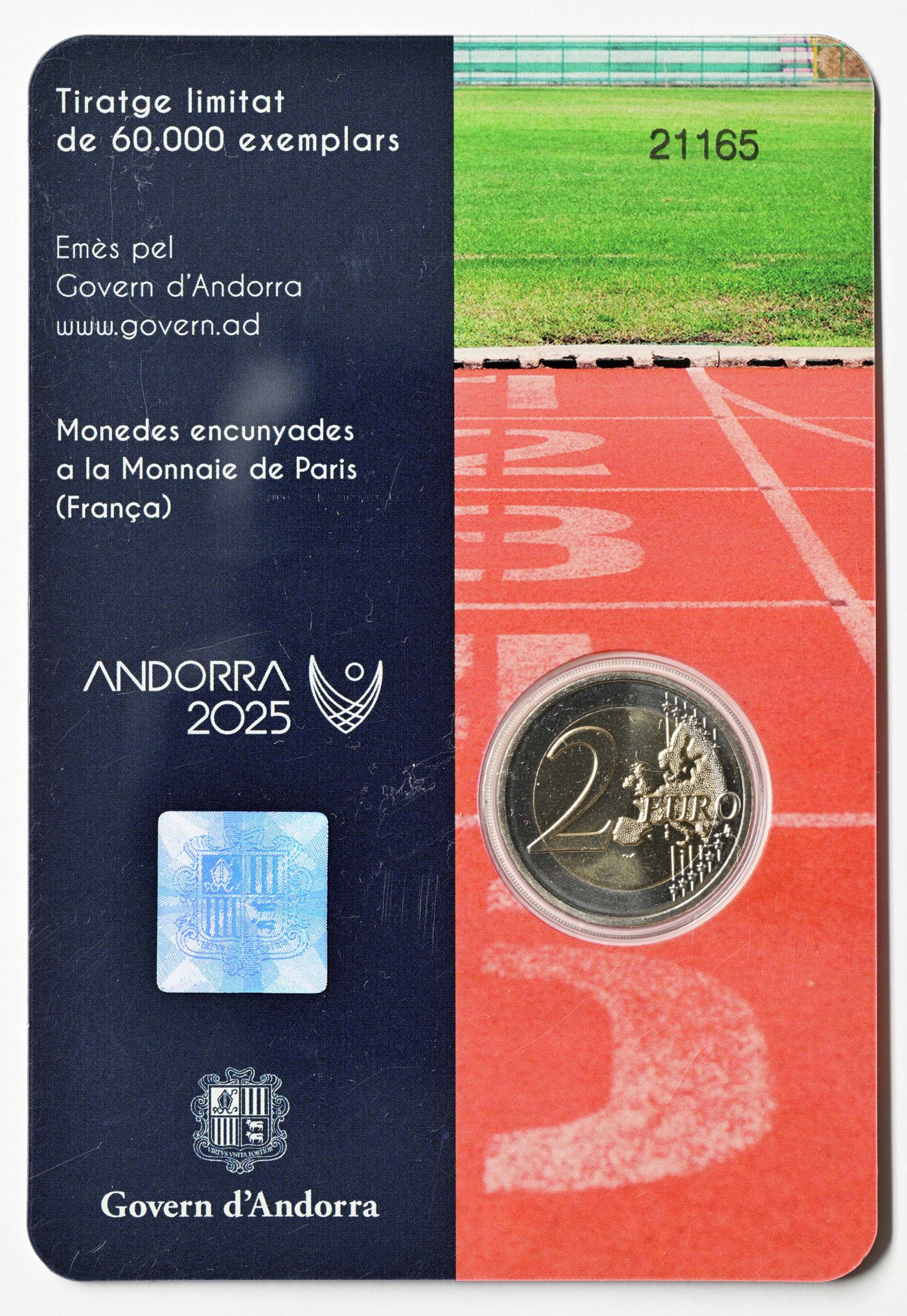 Andorra 2025 Spiele der kleinen Staaten von Europa – Zertifikat