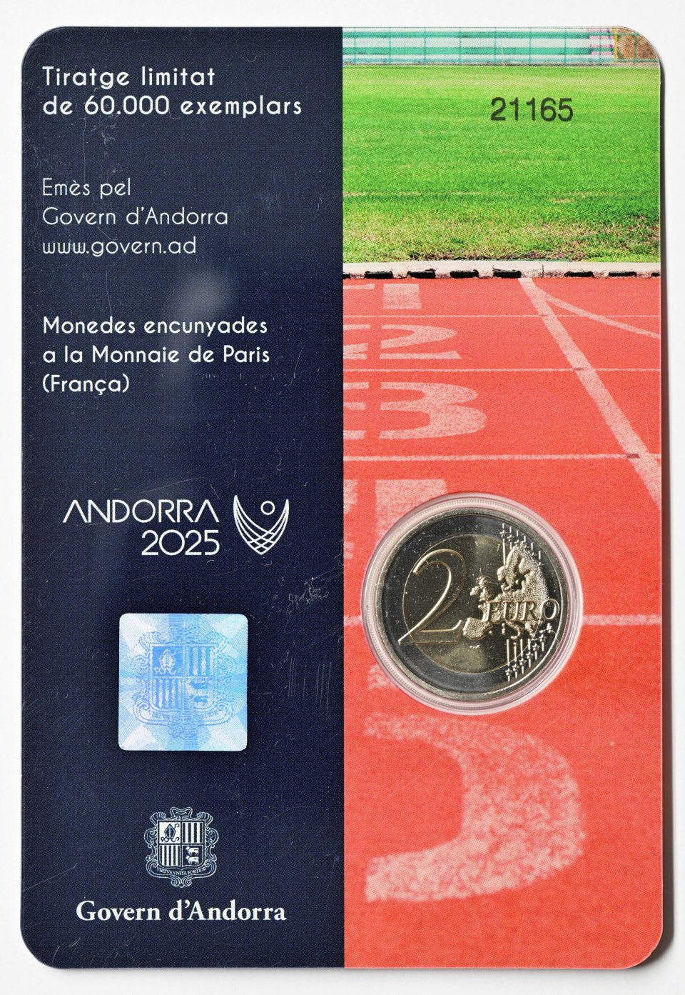 Andorra 2025 Spiele der kleinen Staaten von Europa – Zertifikat