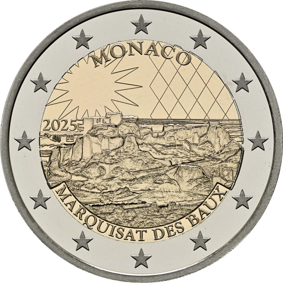 Monaco 2025 Ehemaliges Lehen von Les Baux – Rückseite