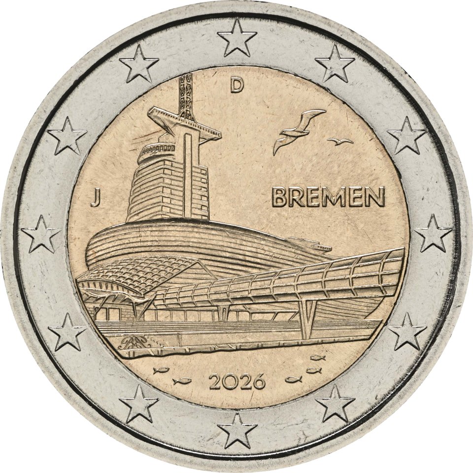 Deutschland 2026 Bremen - Klimahaus® Bremerhaven 8° Ost (Serie: Bundesländer II, 4. Ausgabe) – Rückseite