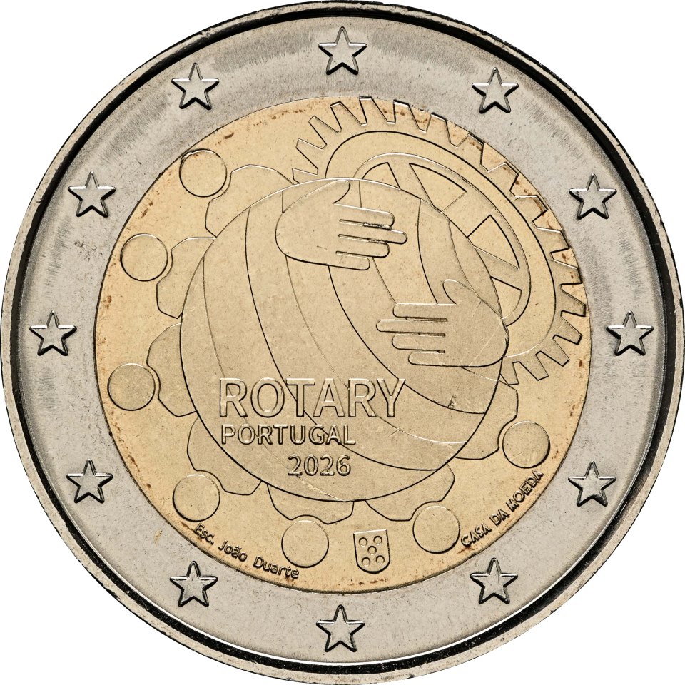 Portugal 2026 100 Jahre Rotary in Portugal – Rückseite