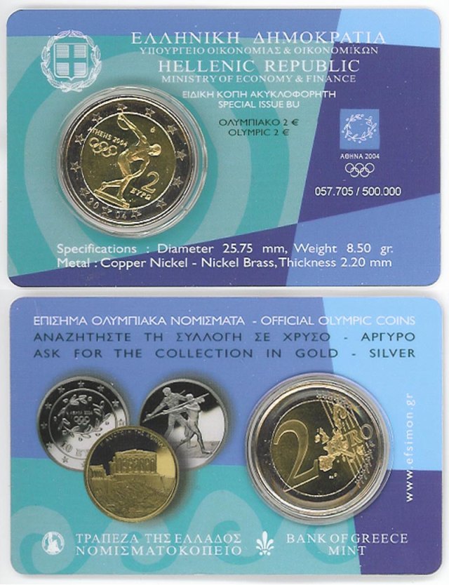 Griechenland 2004 Olympische Sommerspiele Athen – Übersicht