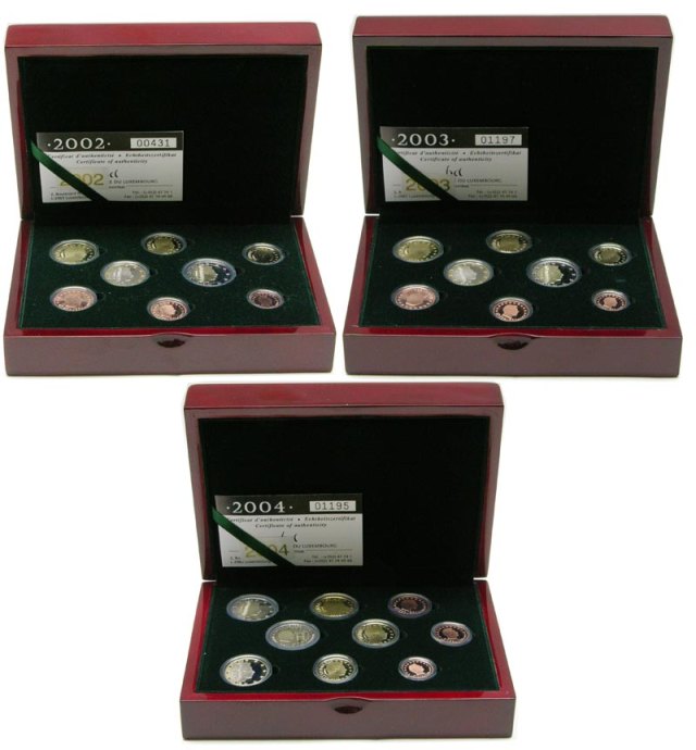 Luxemburg 2004 Monogramm Großherzog Henri – Übersicht