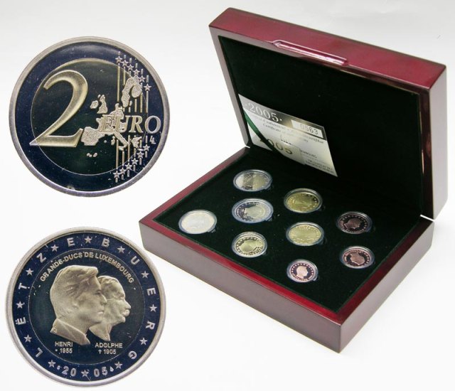 Luxemburg 2005 Großherzöge Henri und Adolphe – Übersicht
