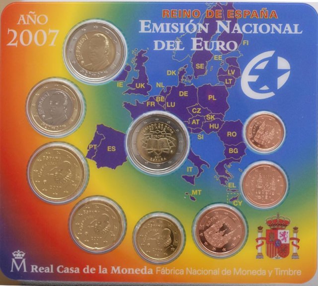 Spanien 2007 50 Jahre Römische Verträge – Übersicht