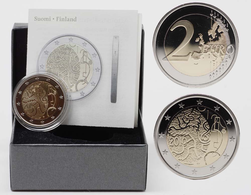 2 Euro Proof